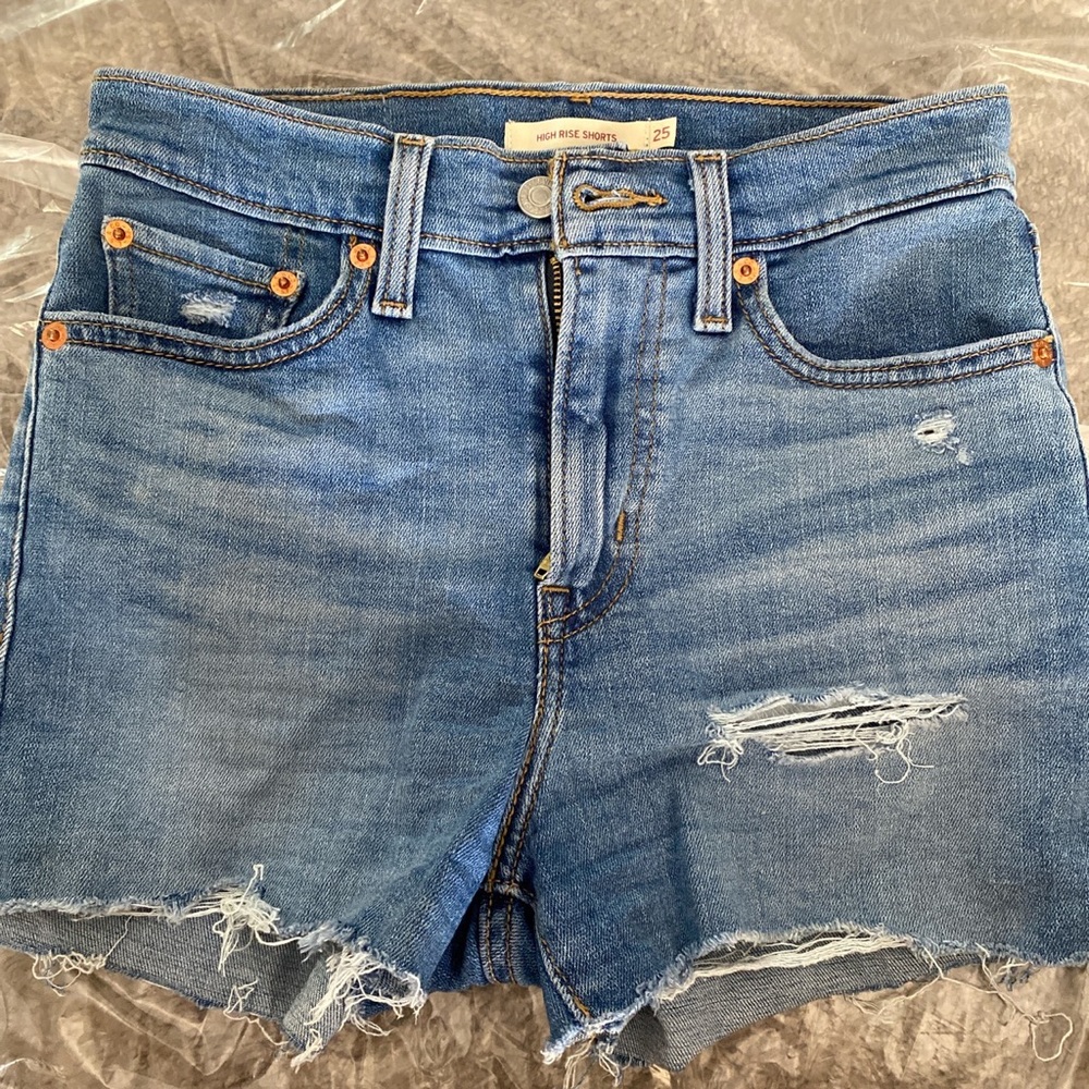 Levi High Rise Shorts